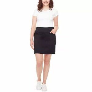 S.C. & CO Ladies' Denim Skort in BLACK